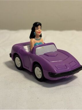 Vintage 1991 Burger King Toy, Veronica Lodge From Archie Comics In Convertible